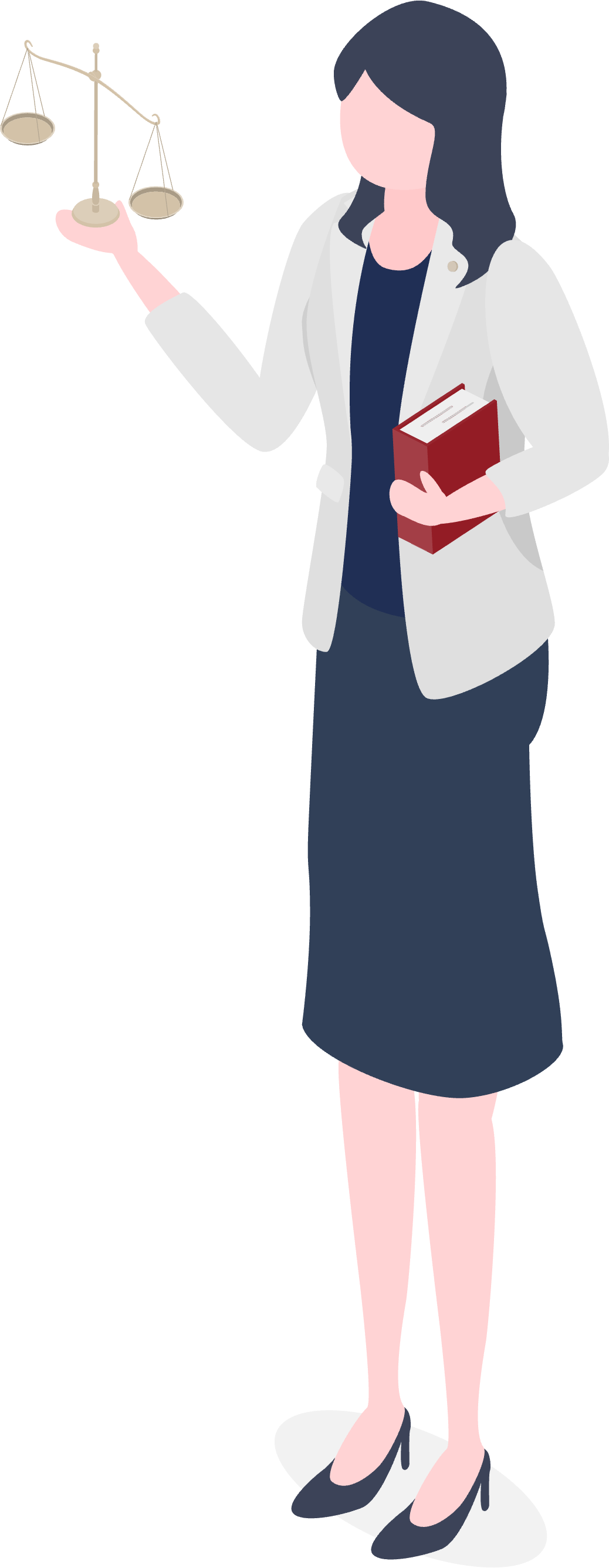 女性弁護士のイラスト